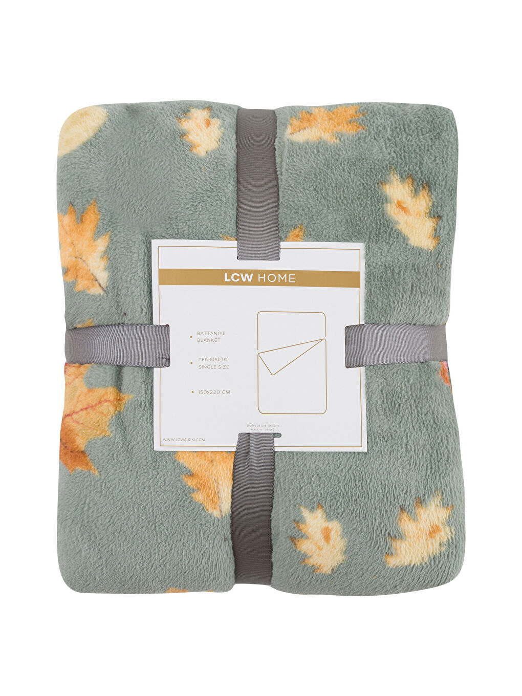 Karışık Desenli Tek Kişilik Battaniye 150x220 cm-4