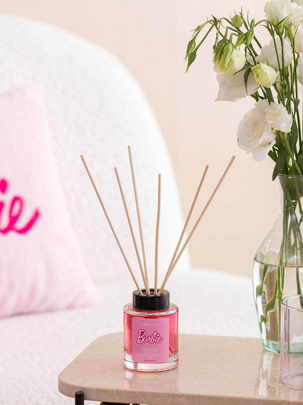 LCW HOME Barbie Printed Jasmine Scented Air Freshener on Stick -W3ER18Z8-LT9
