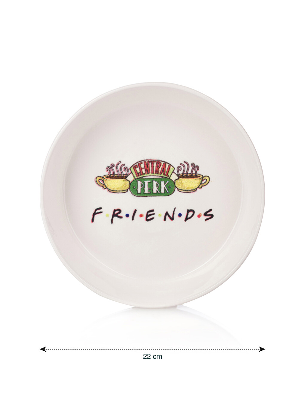 Karışık Friends Baskılı Seramik Salata Kasesi 22 cm-3