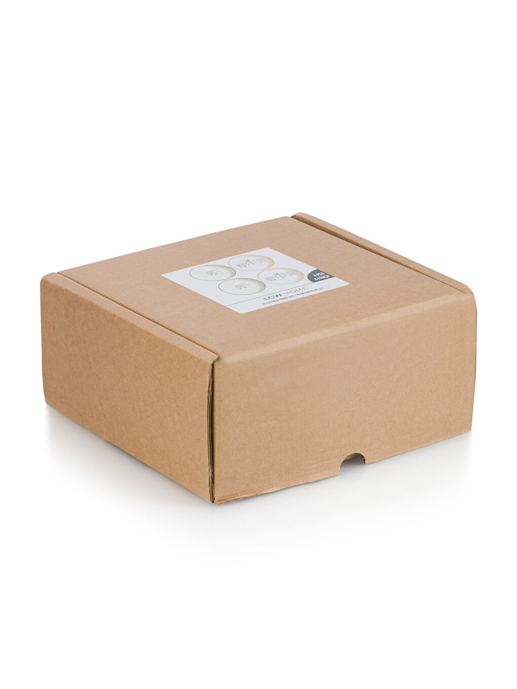 Set Farfurii pentru Tort din Ceramică Imprimată, Pachet de 4-3