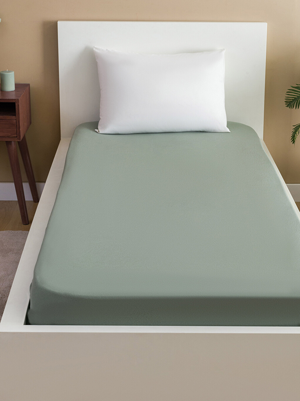 LCW HOME Elastic Knitted Single Bed Sheet 100x200 Cm - W3ET62Z8