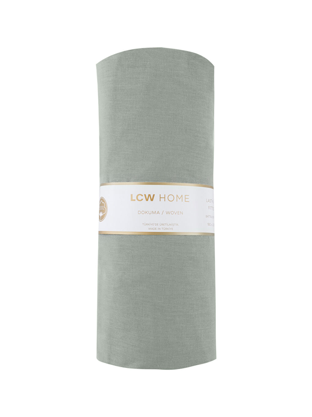 Yeşil Çift Kişilik Lastikli Battal Boy Dokuma Çarşaf 180x200x30-4