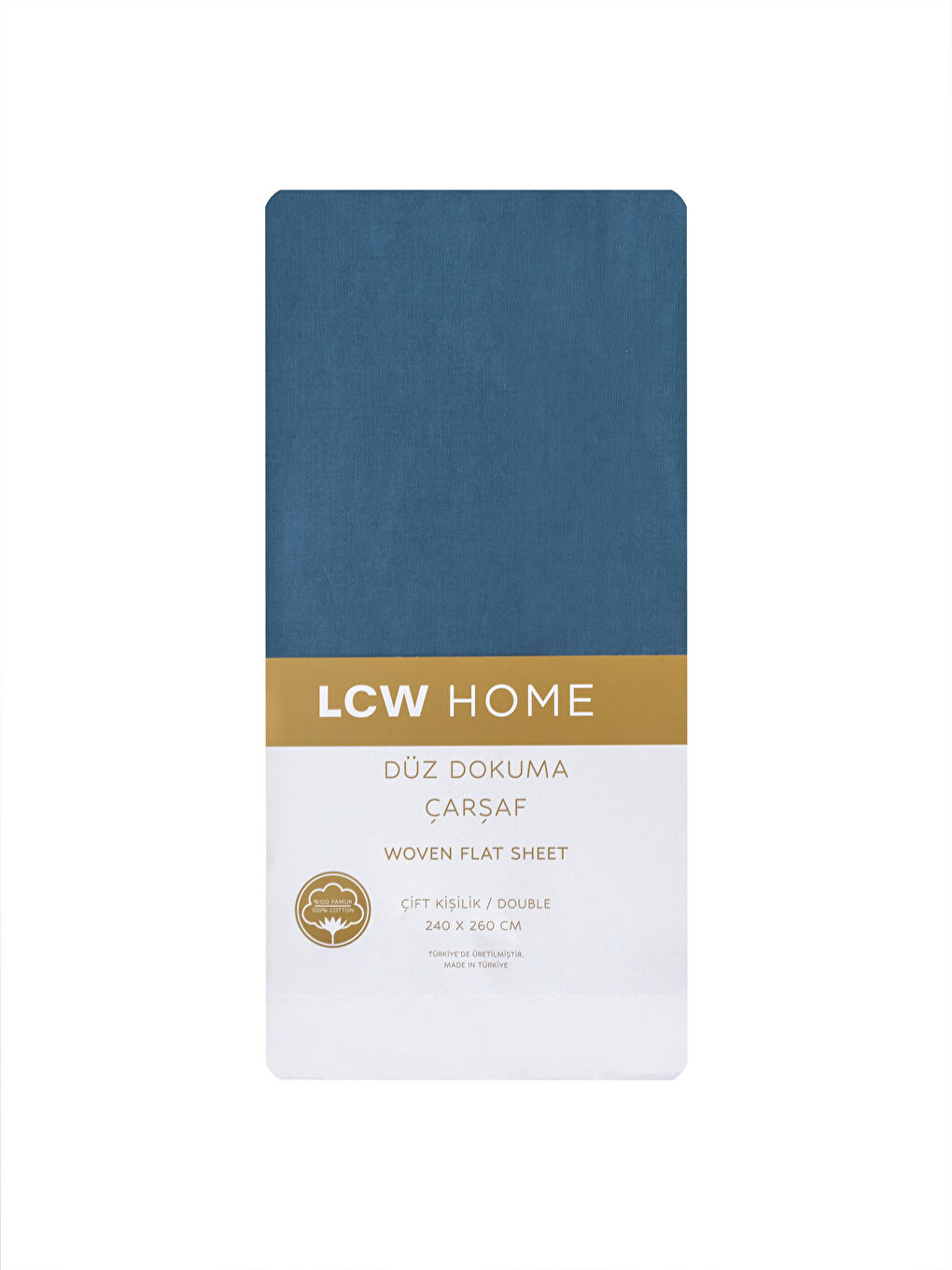 Plain Cotton Double Bed Sheet 260x280 Cm-3