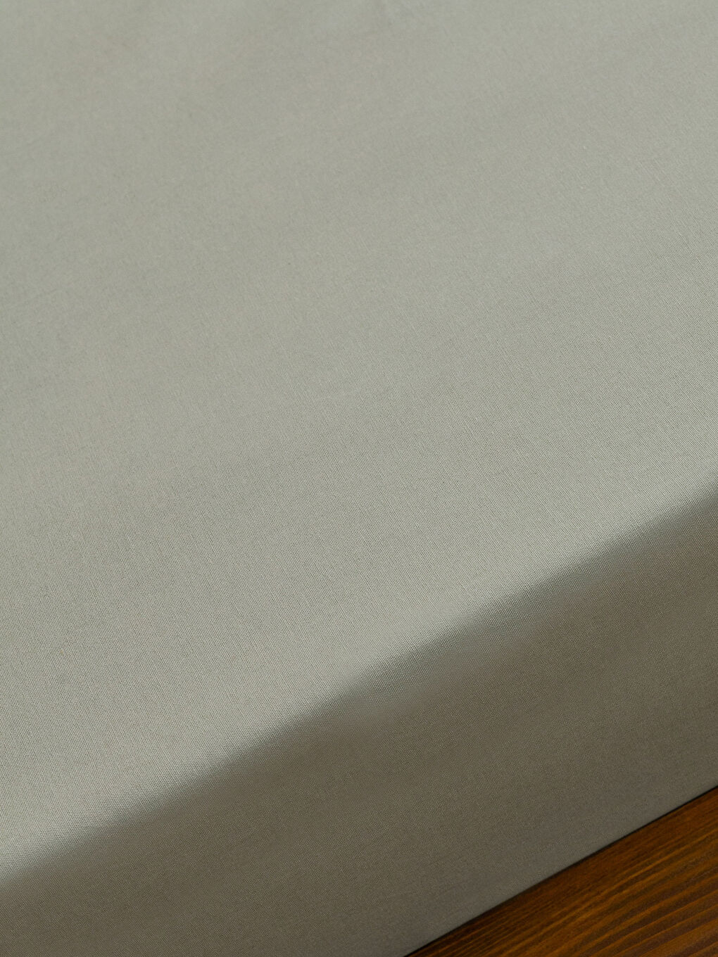 شرشف سرير مزدوج مُحْكَم من القطن السادة 160x200x30 سم-1
