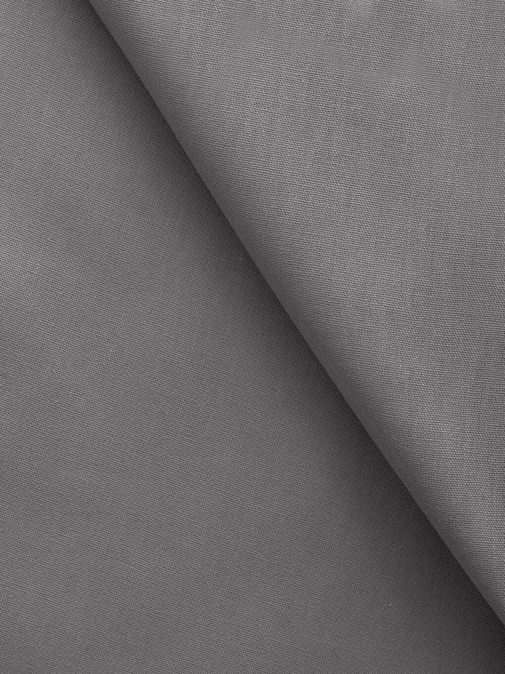 Gri Düz Pamuklu Lastikli Çift Kişilik Çarşaf 160x200x30 cm-2