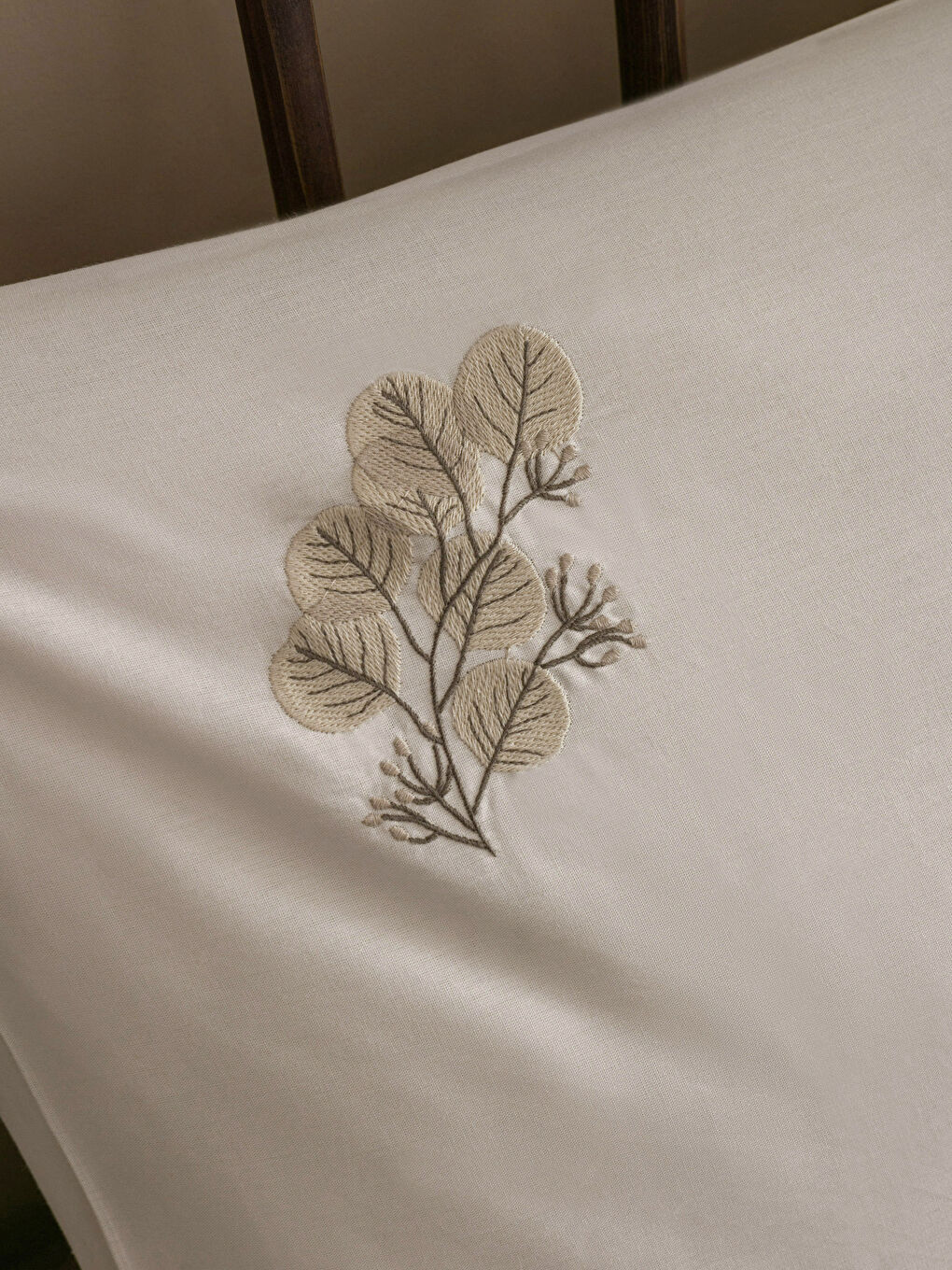 Lcw Home Taie d'oreiller en coton brodée Lot de 2 50x70 cm -W3EU32Z8-F9C