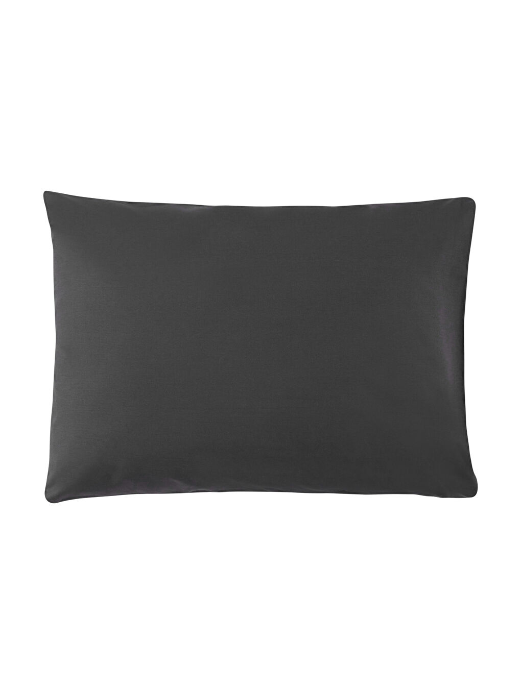 Antrasit Pamuklu Yastık Kılıfı 2'li 50x70 cm-4