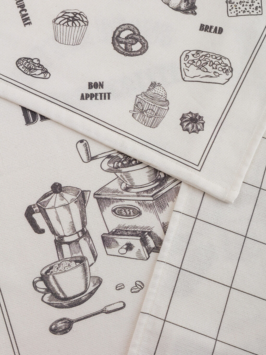 Printed Tea Towel 3-pack 40x50 cm -W3EV06Z8-F9C