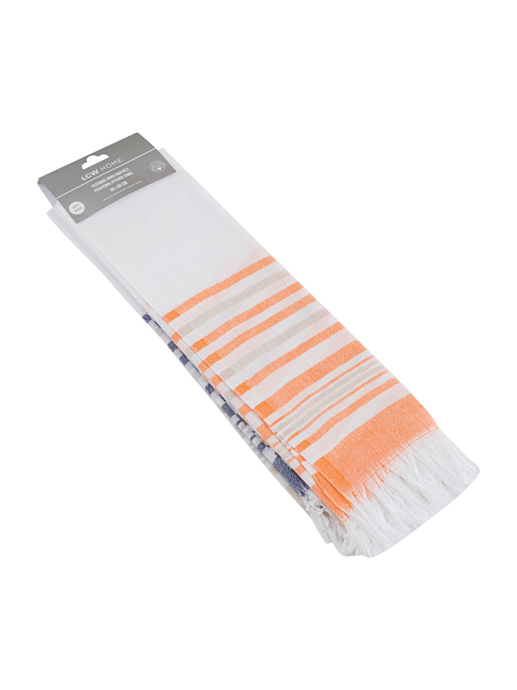 LCW HOME Striped Cotton Loincloth Drying Cloth Set of 3 -W3EV20Z8-F9C