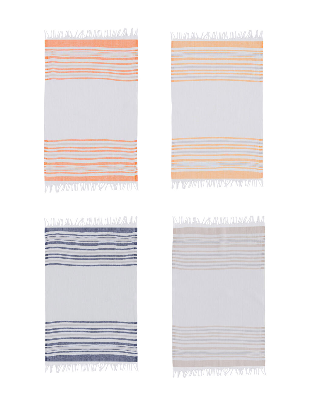 LCW HOME Striped Cotton Loincloth Drying Cloth Set of 3 -W3EV20Z8-F9C