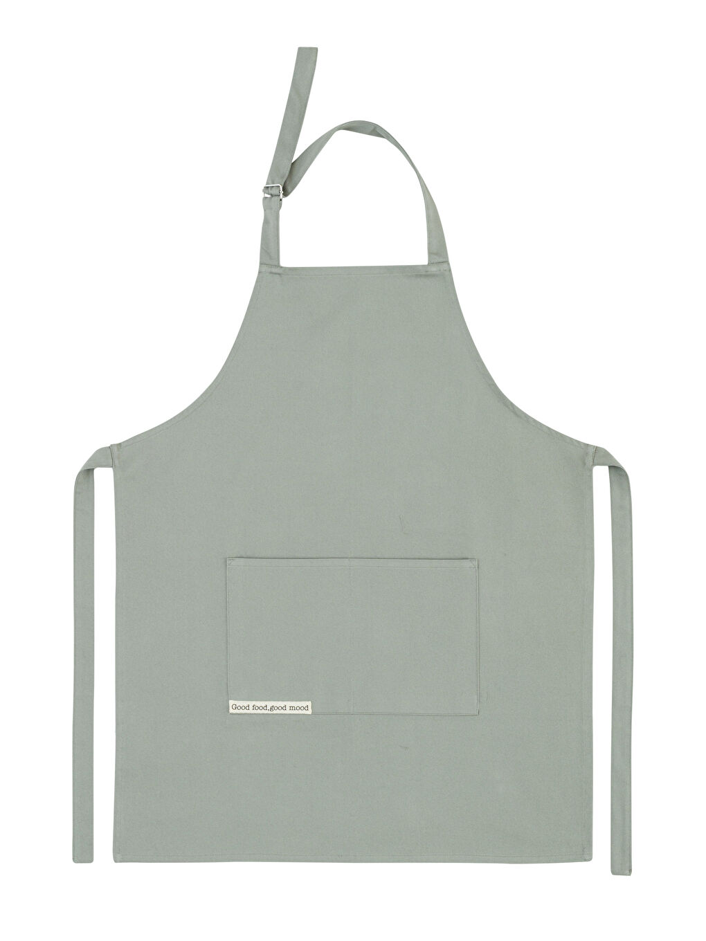 Yeşil Etiket Baskılı Gabardin Mutfak Önlüğü-3