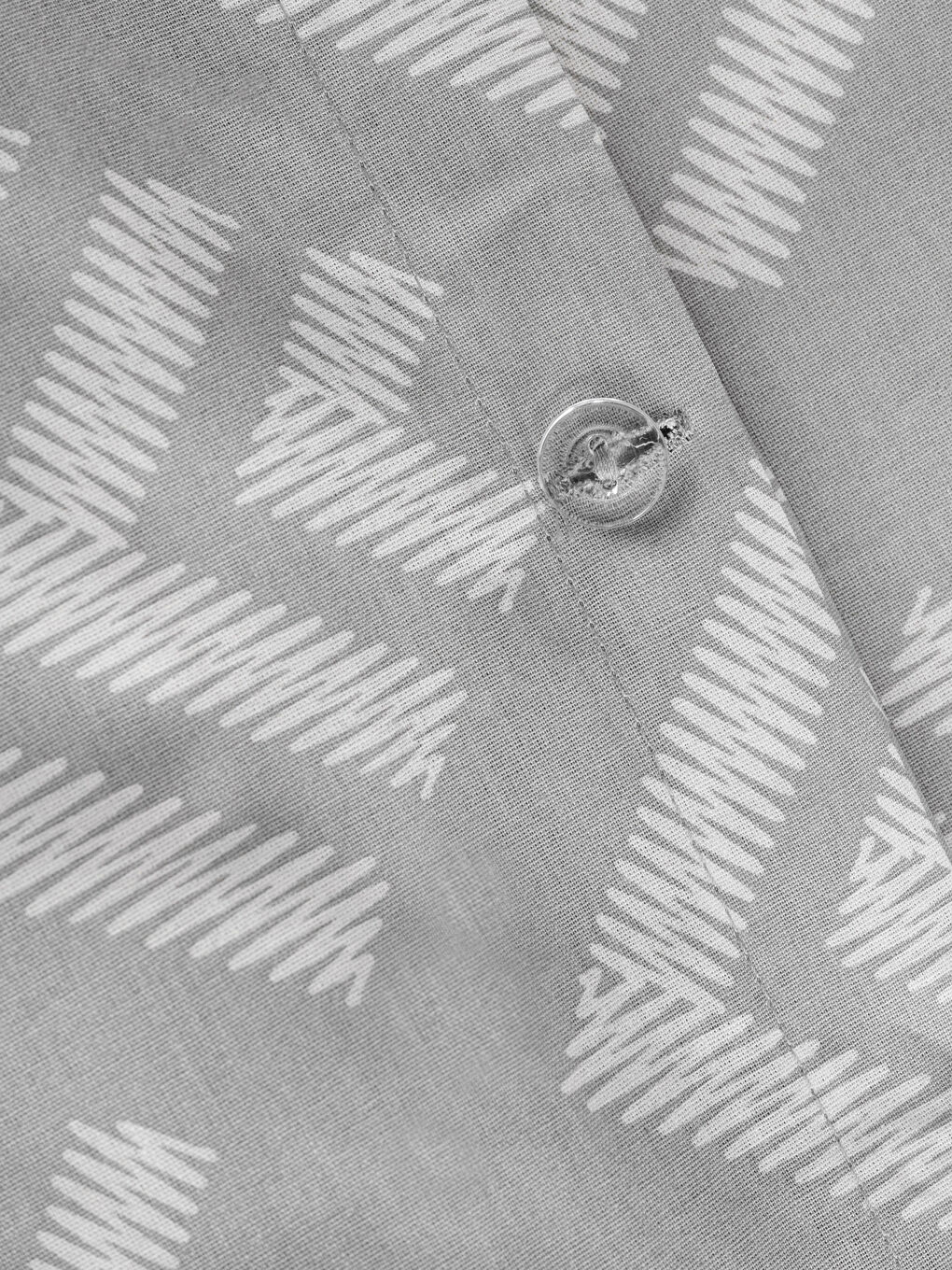 Gri Pamuklu Baskılı Tek Kişilik Nevresim Takımı-6