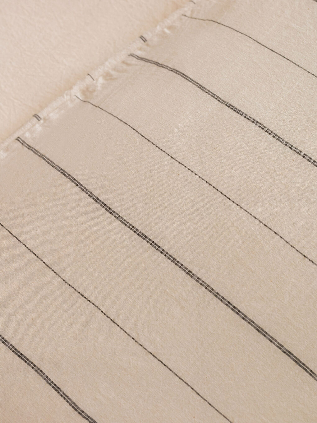 Ekru Çizgili Çift Kişilik Nevresim Takımı-4