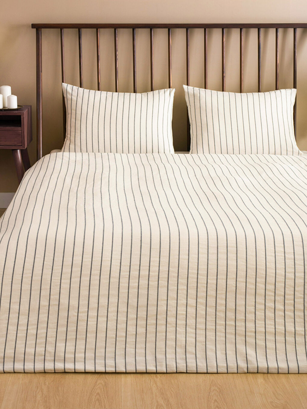 Karışık Çizgili Çift Kişilik Nevresim Seti