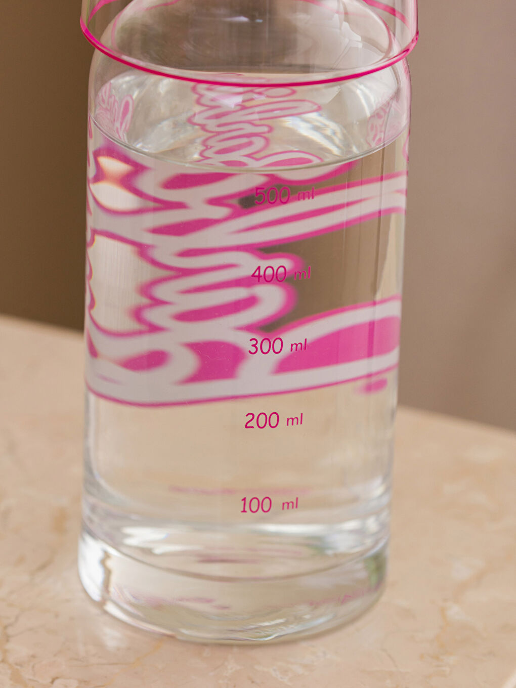 Pichet en Verre avec Couvercle Imprimé Barbie 700 ml-5