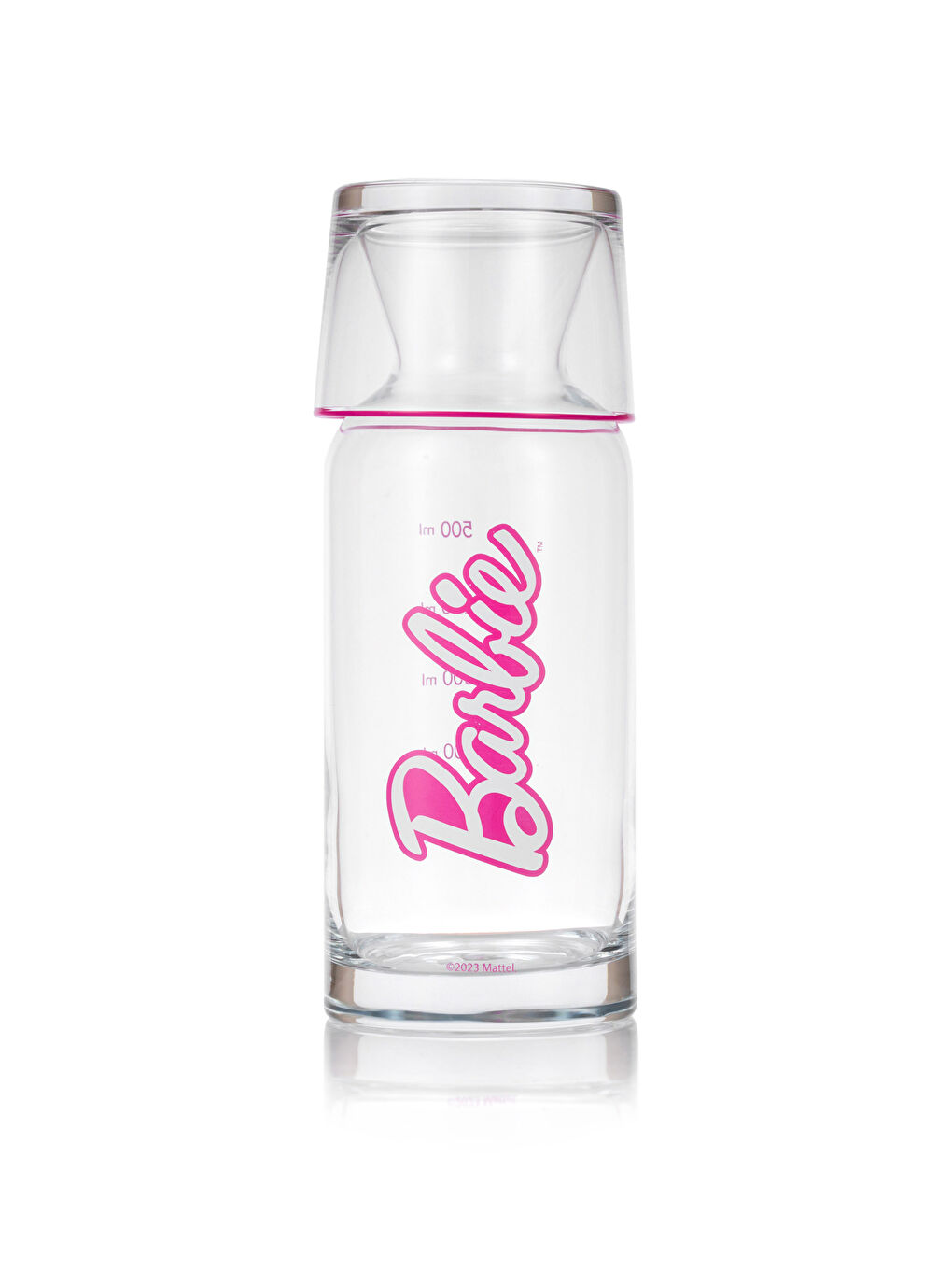 Pichet en Verre avec Couvercle Imprimé Barbie 700 ml-7