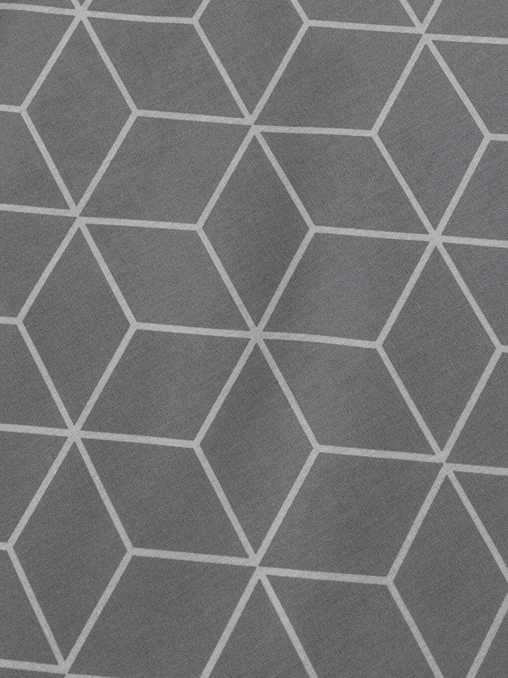 Gri Desenli Pamuklu Tek Kişilik Nevresim Takımı-5