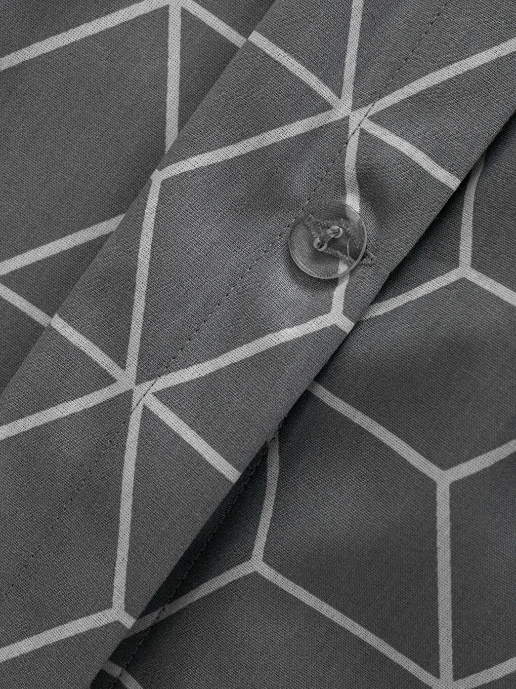 Gri Desenli Pamuklu Tek Kişilik Nevresim Takımı-6