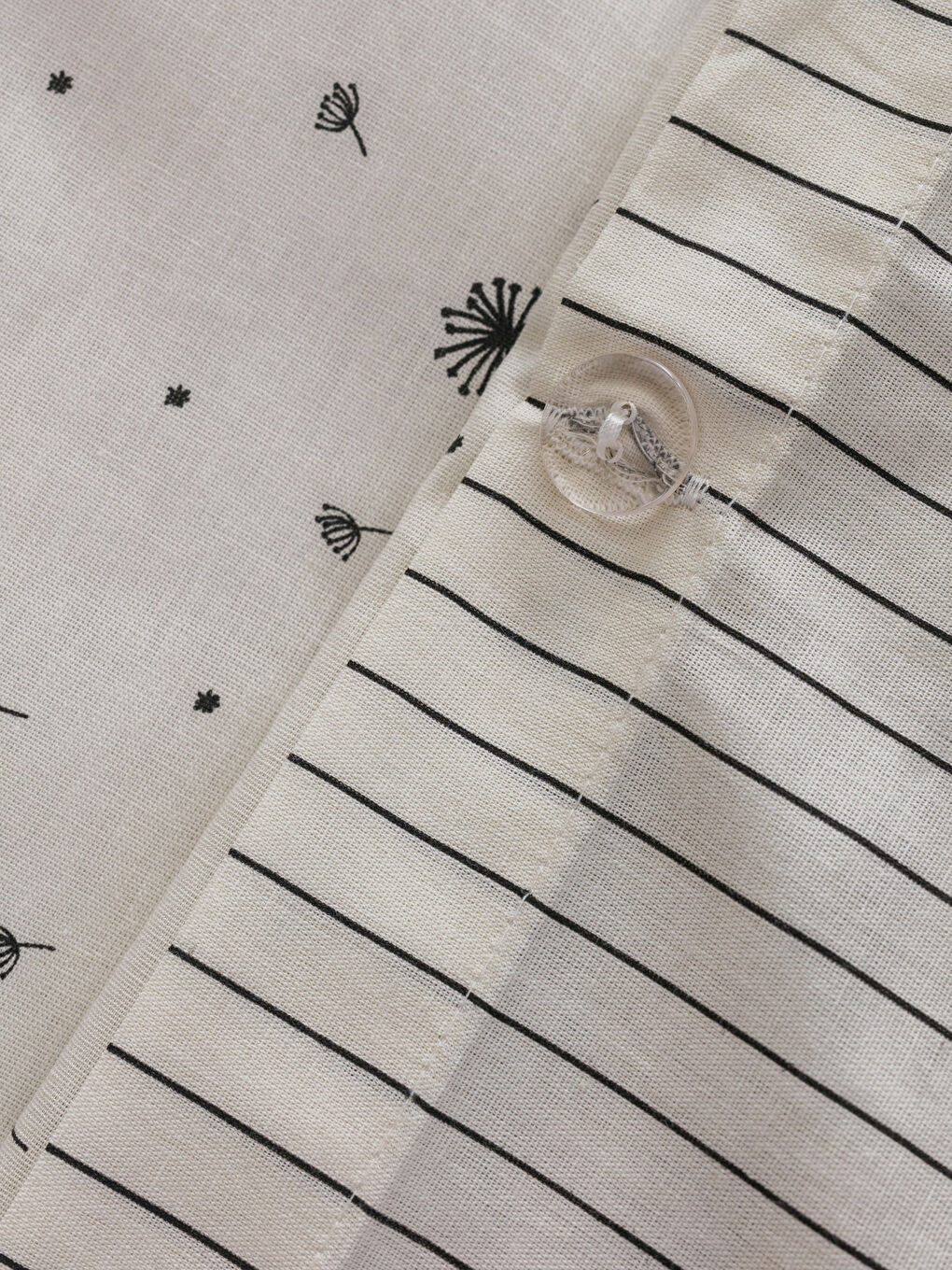 طقم غطاء لحاف مفرد بنقشة الزهور-5