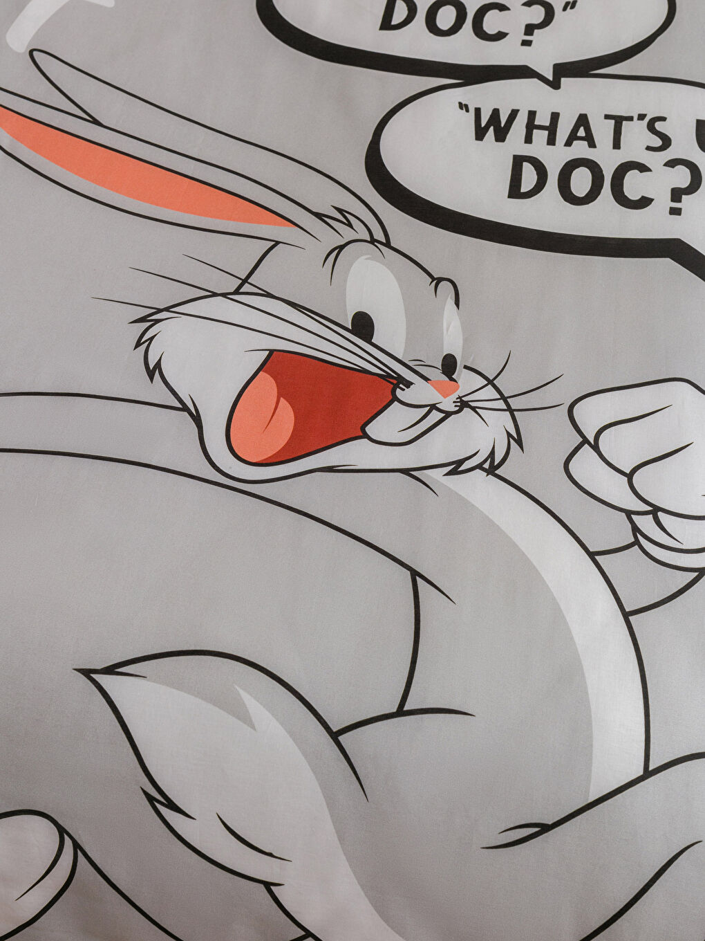 Karışık Bugs Bunny Baskılı Tek Kişilik Nevresim Seti-4