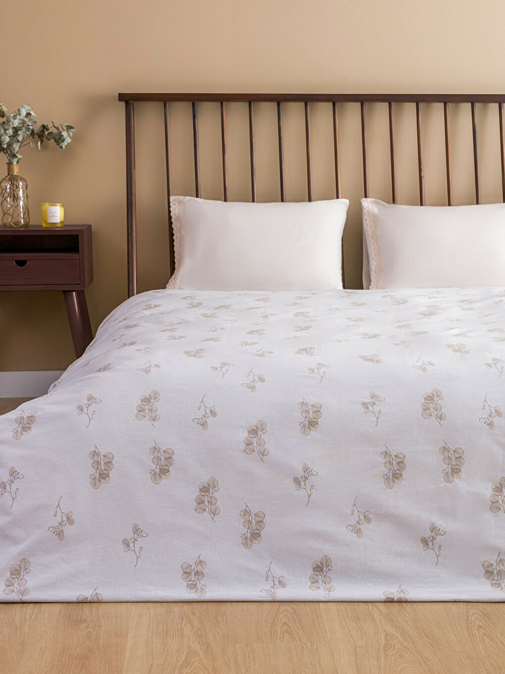 Floral Printed Double Duvet Cover Set