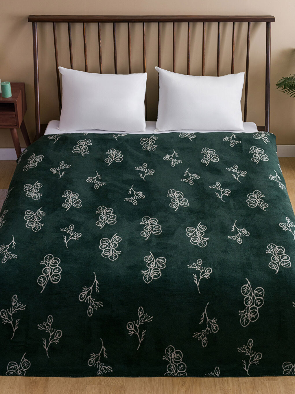 Двойно одеяло с цветен отпечатан десен 200x220 см-1