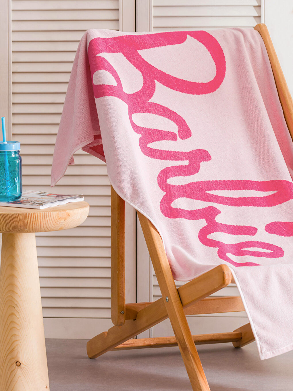 Barbie Printed Beach Towel 70x150 cm -W3FG63Z8-JH4