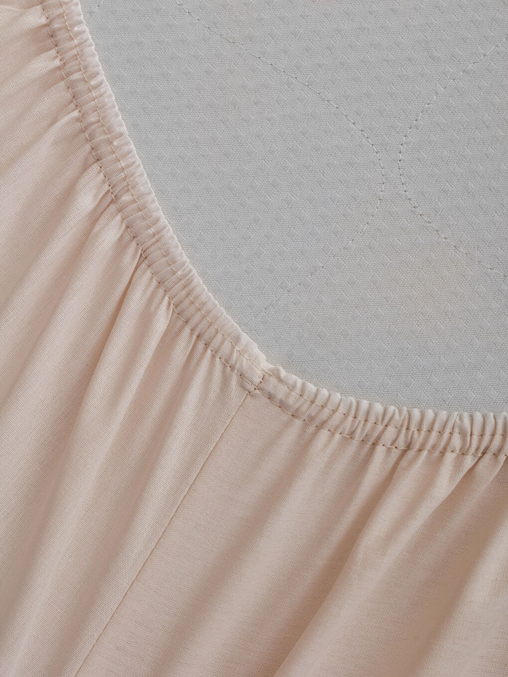 Cearșaf Elastic Simplu din Bumbac pentru Pat Single 100x200x30 Cm-5