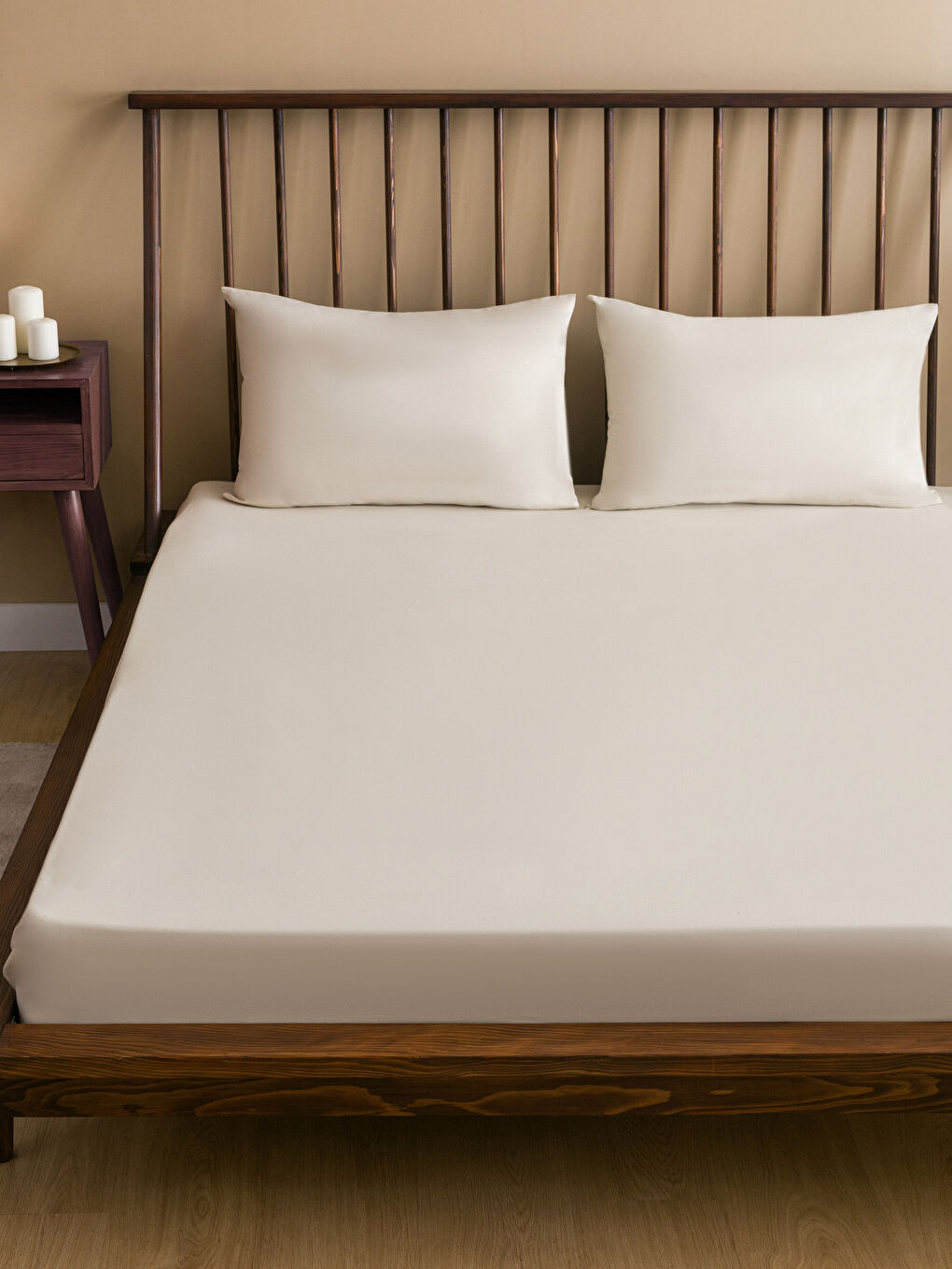 Double Elastic Oversized Woven Bed Sheet 180x200x30