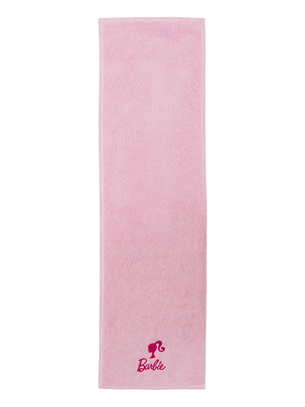 Pembe Barbie Nakışlı Spor Havlusu 30x110 cm-5