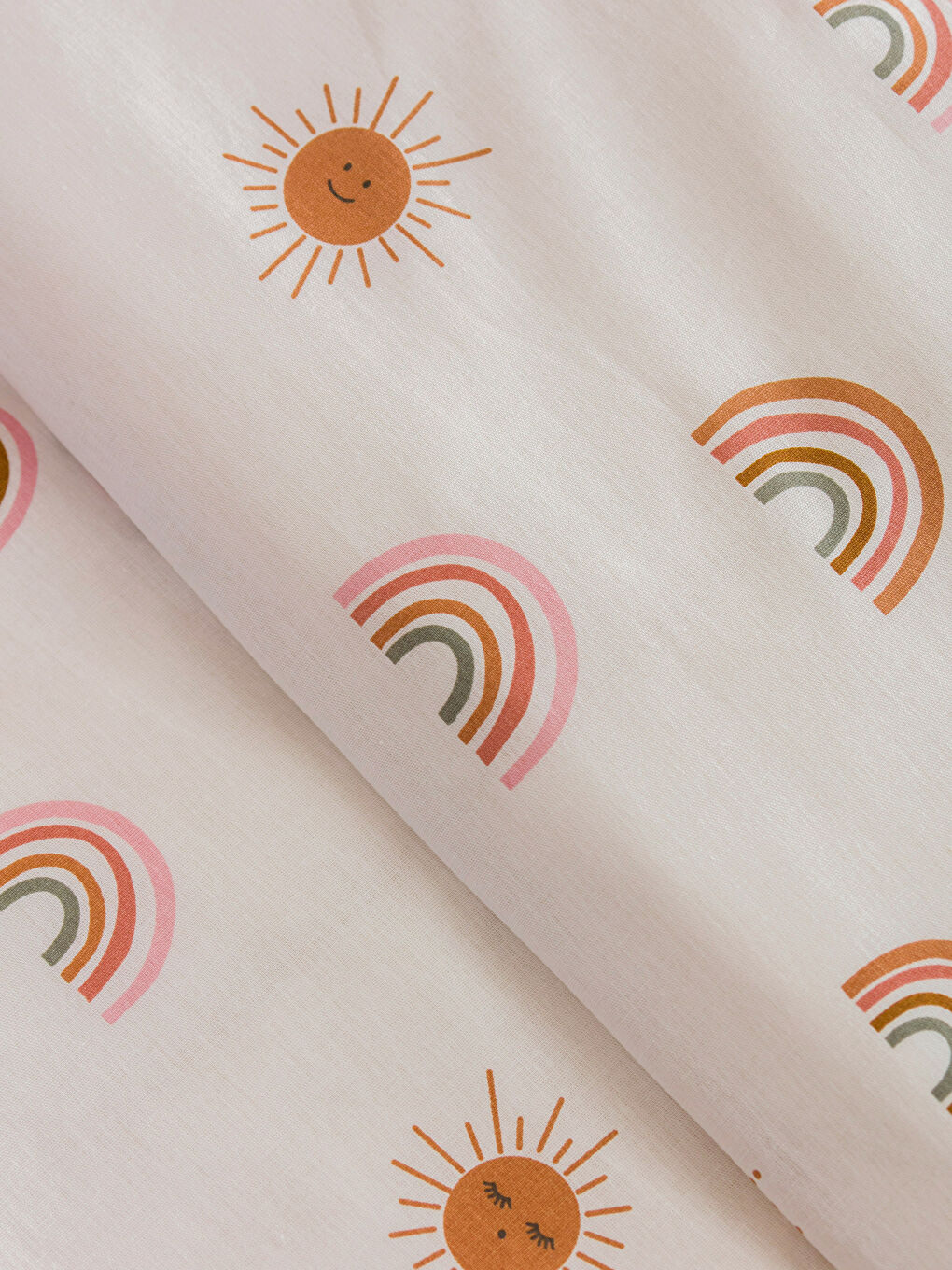 Ensemble de Housse de Couette Bébé en Coton Imprimé-4