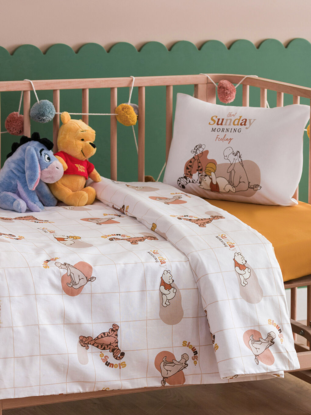 LCW HOME Vini Pu Bebi Posteljina Set -W3FI47Z1-F9C