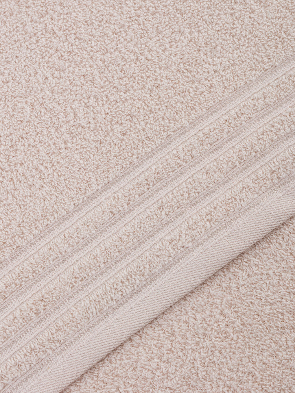 Bej Düz Bukle Yüz Havlusu-3