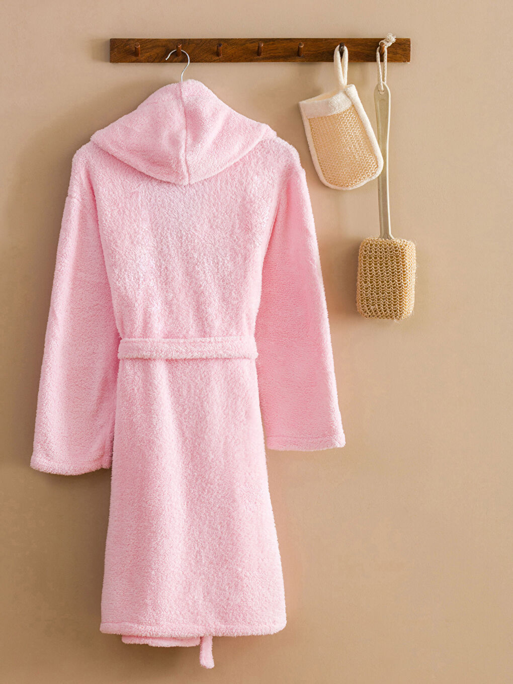 LCW HOME Barbie Embroidered Women's Robe -W3FJ13Z8-JH4