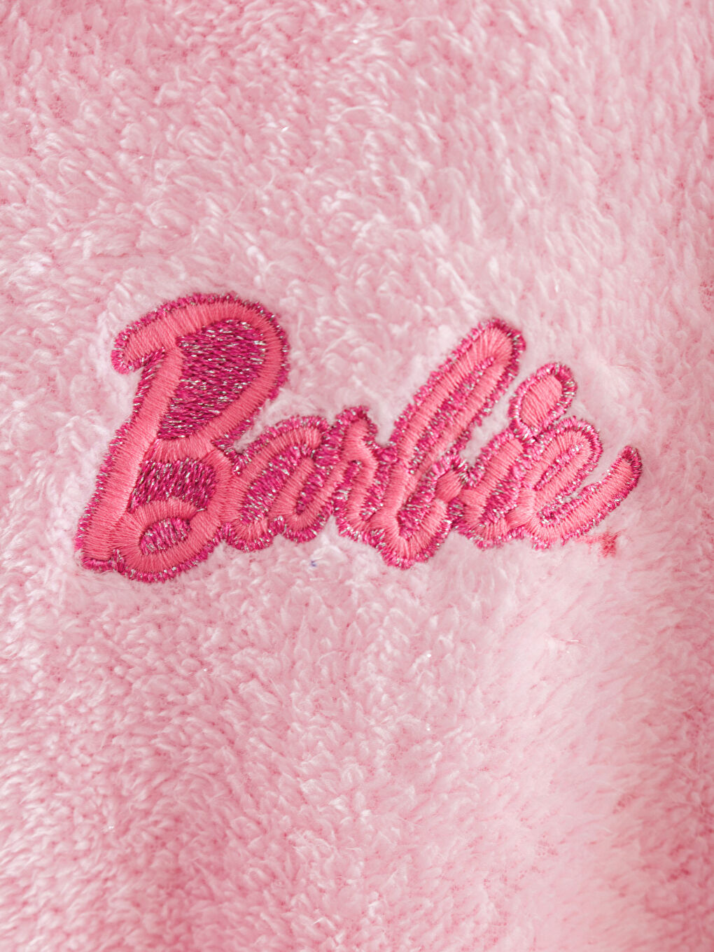 LCW HOME Barbie Embroidered Women's Robe -W3FJ13Z8-JH4