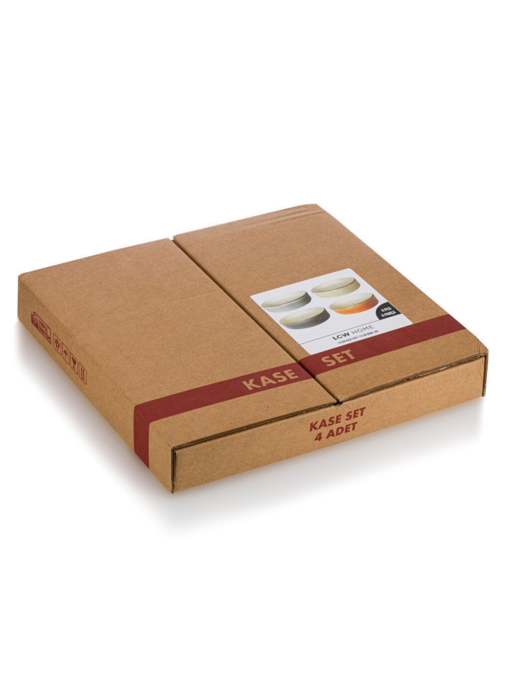 Karışık Renkli Seramik Kase Seti 4'lü-3