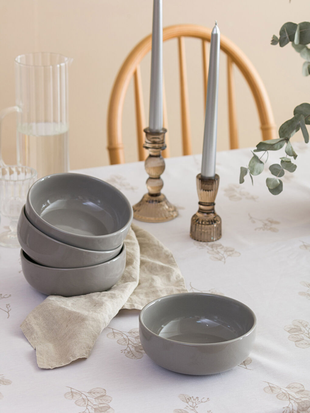 Plain Ceramic Bowl Set of 4