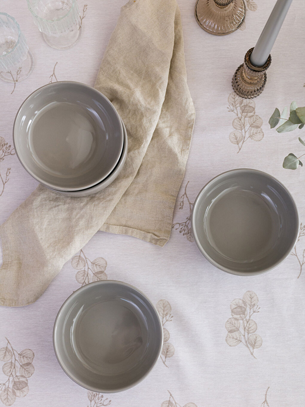 Plain Ceramic Bowl Set of 4-1