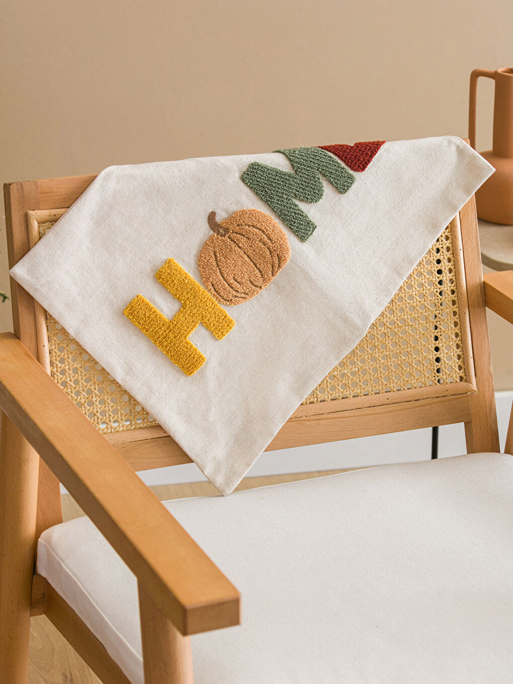 LCW HOME Text Embroidered Cushion Case 35x50 cm -W3FJ45Z8-F9C