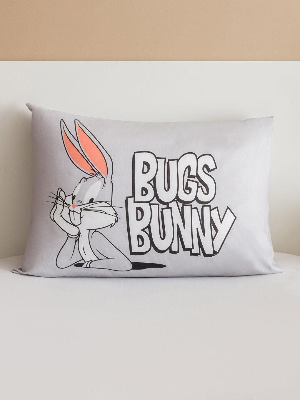 Karışık Bugs Bunny Baskılı Dokuma Yastık Kılıfı 50x70 cm-1