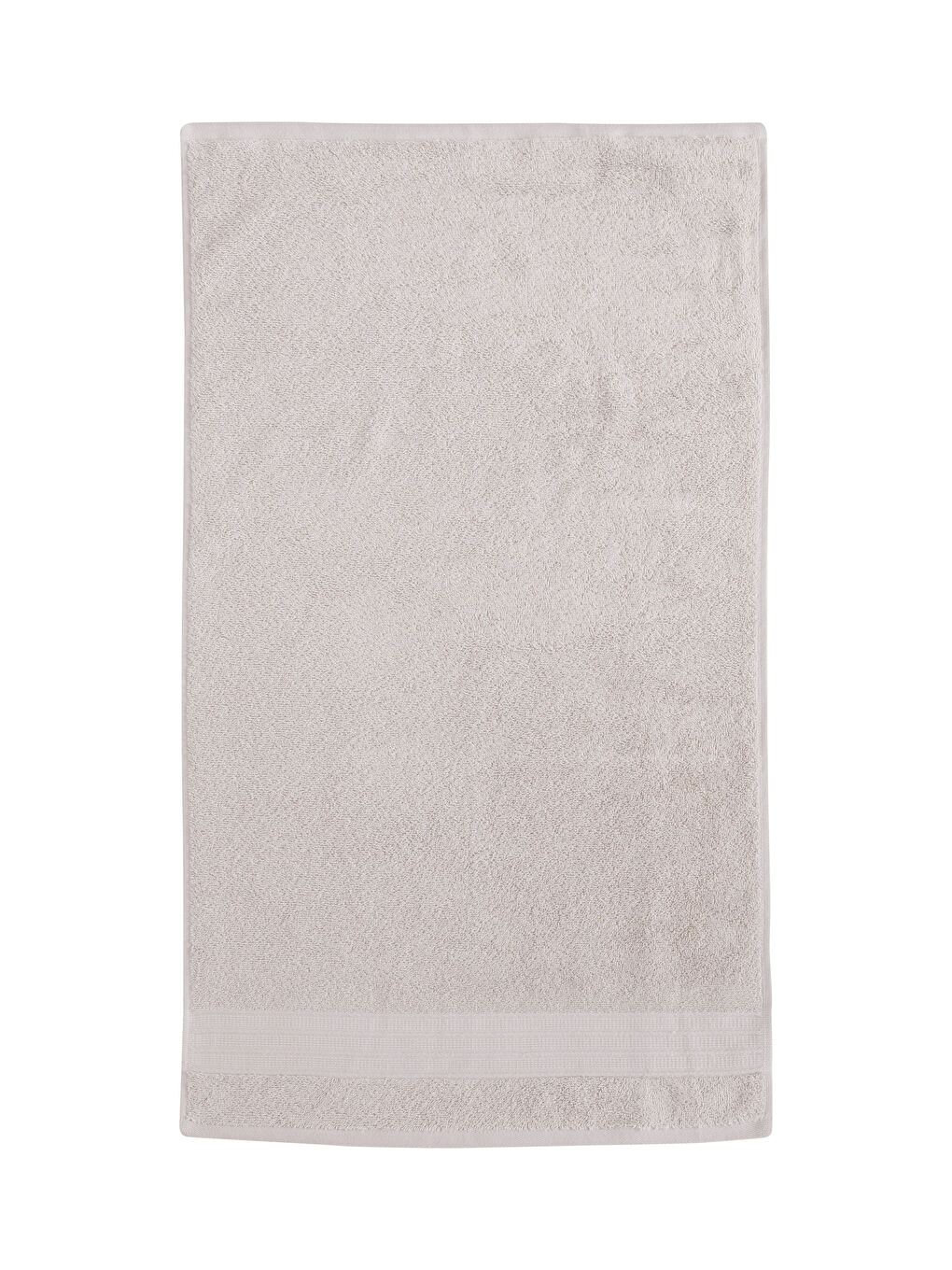 Gri Düz Pamuklu Yüz Havlusu 50x80 cm-4