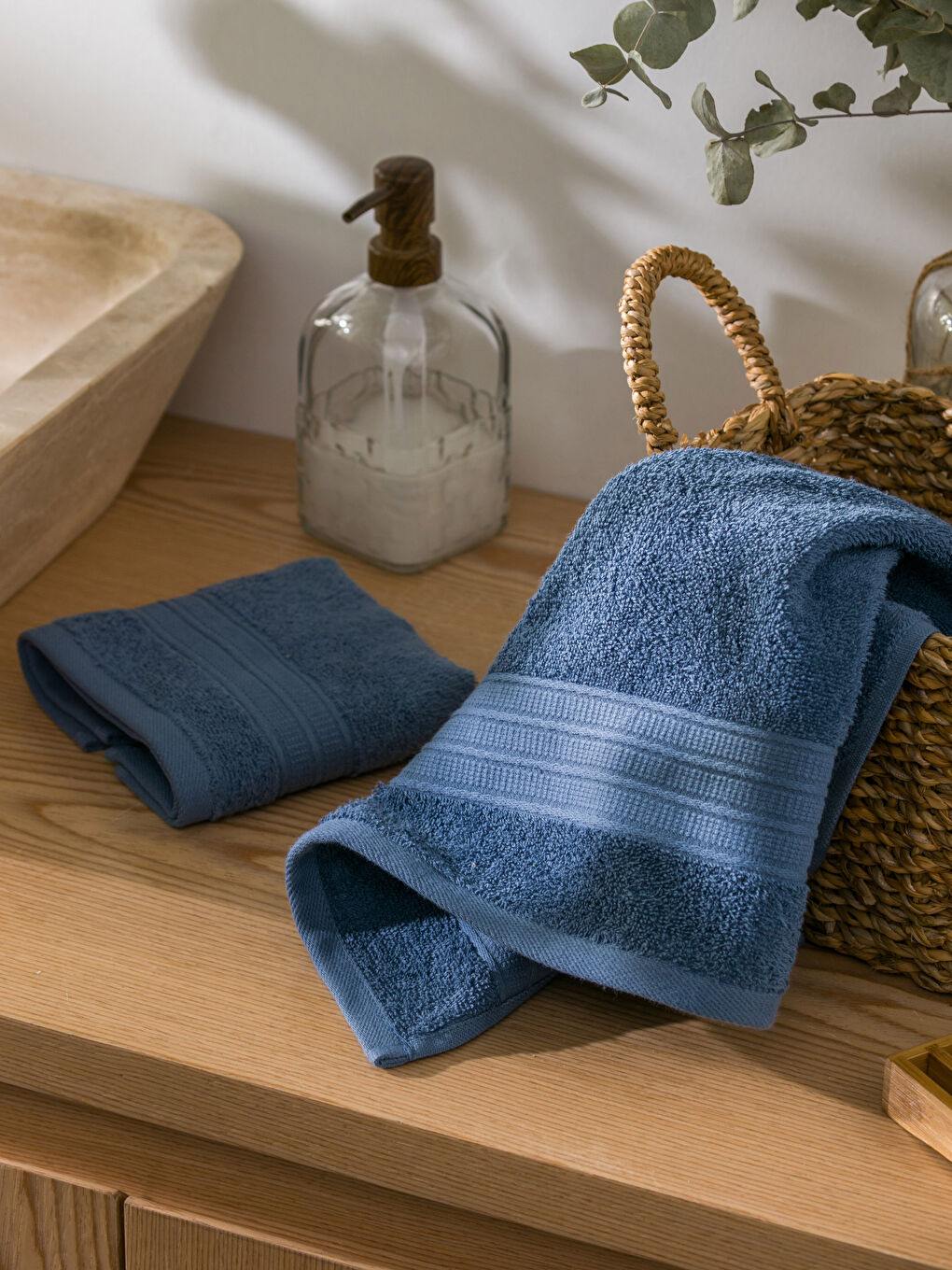 Striped Cotton Towel Set of 2