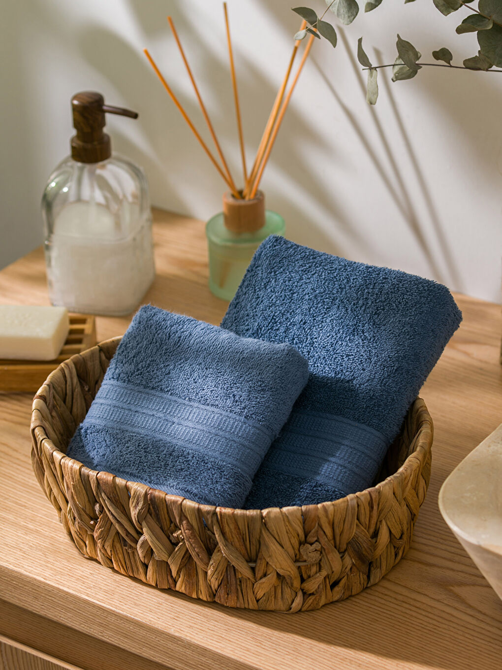 Striped Cotton Towel Set of 2-1