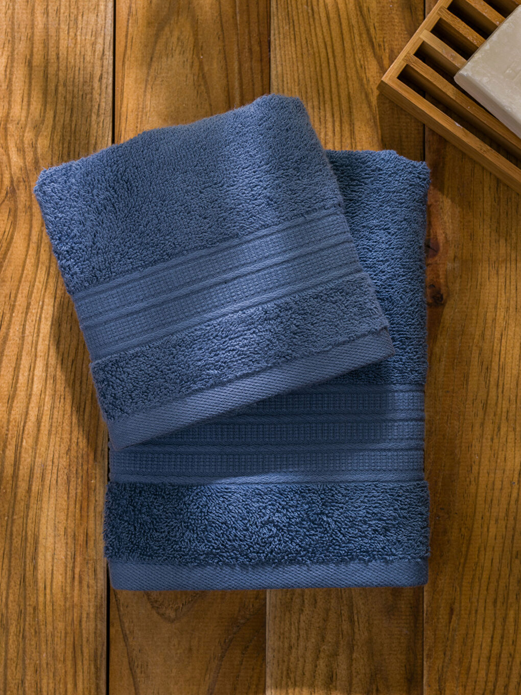 Striped Cotton Towel Set of 2-2