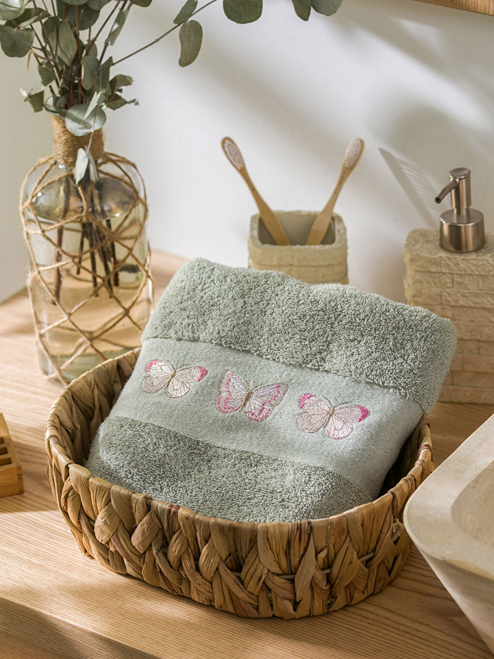 Кестеленген мақта бетке арналған сүлгі 50x80 см-1