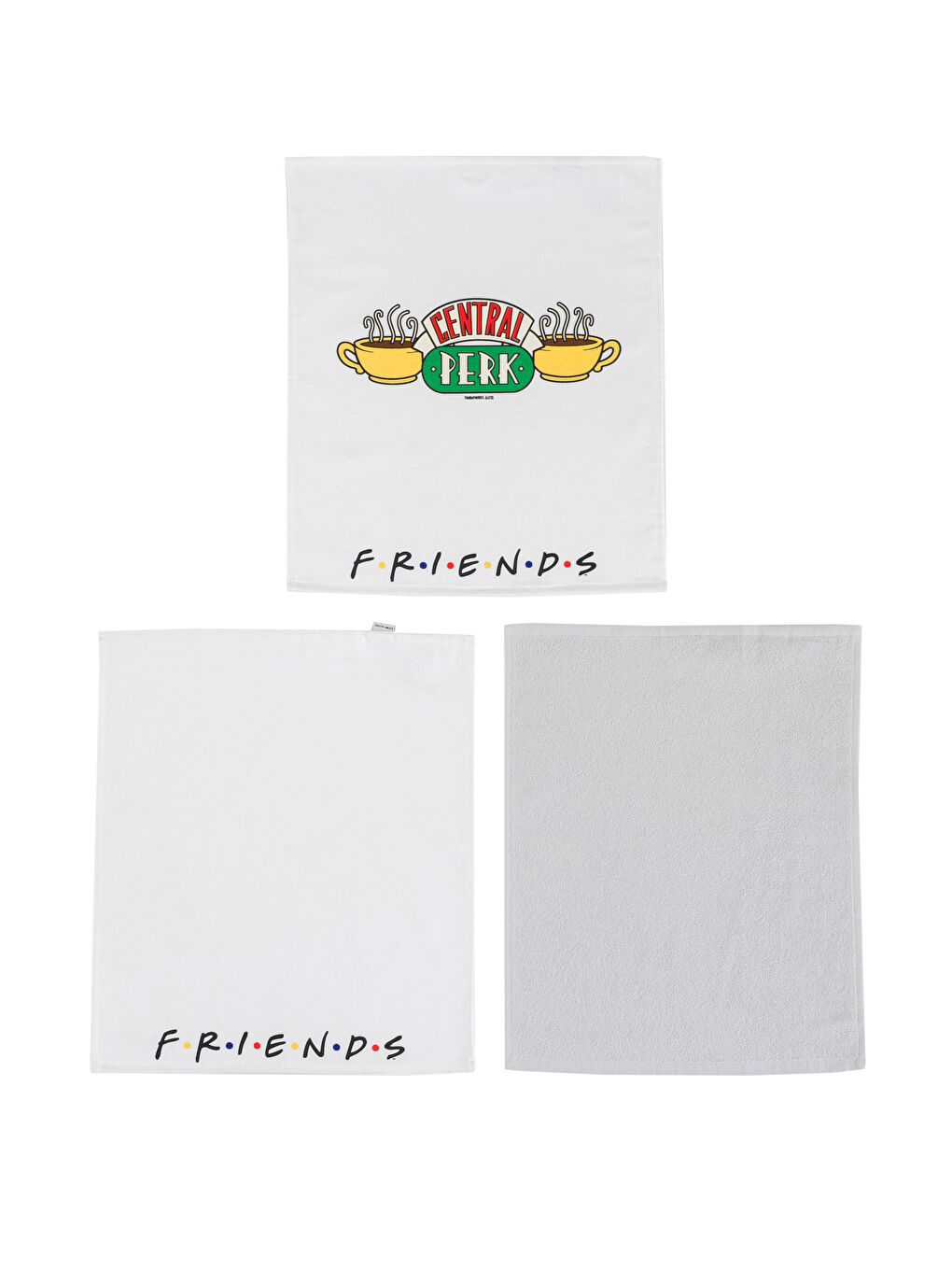 Karışık Friends Baskılı Kurulama Bezi 3'lü-4