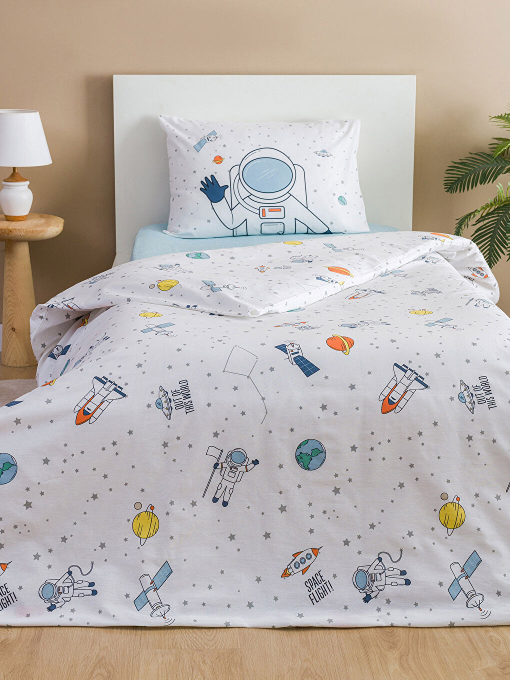 Karışık Baskılı Ranforce Çocuk Nevresim Takımı