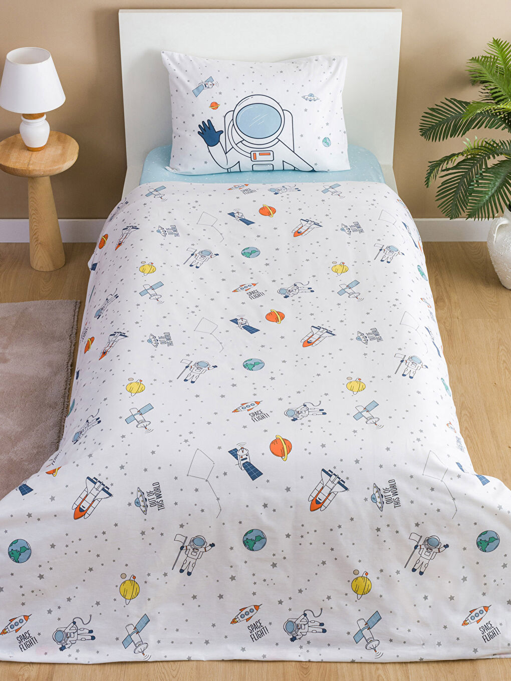 Karışık Baskılı Ranforce Çocuk Nevresim Takımı-1