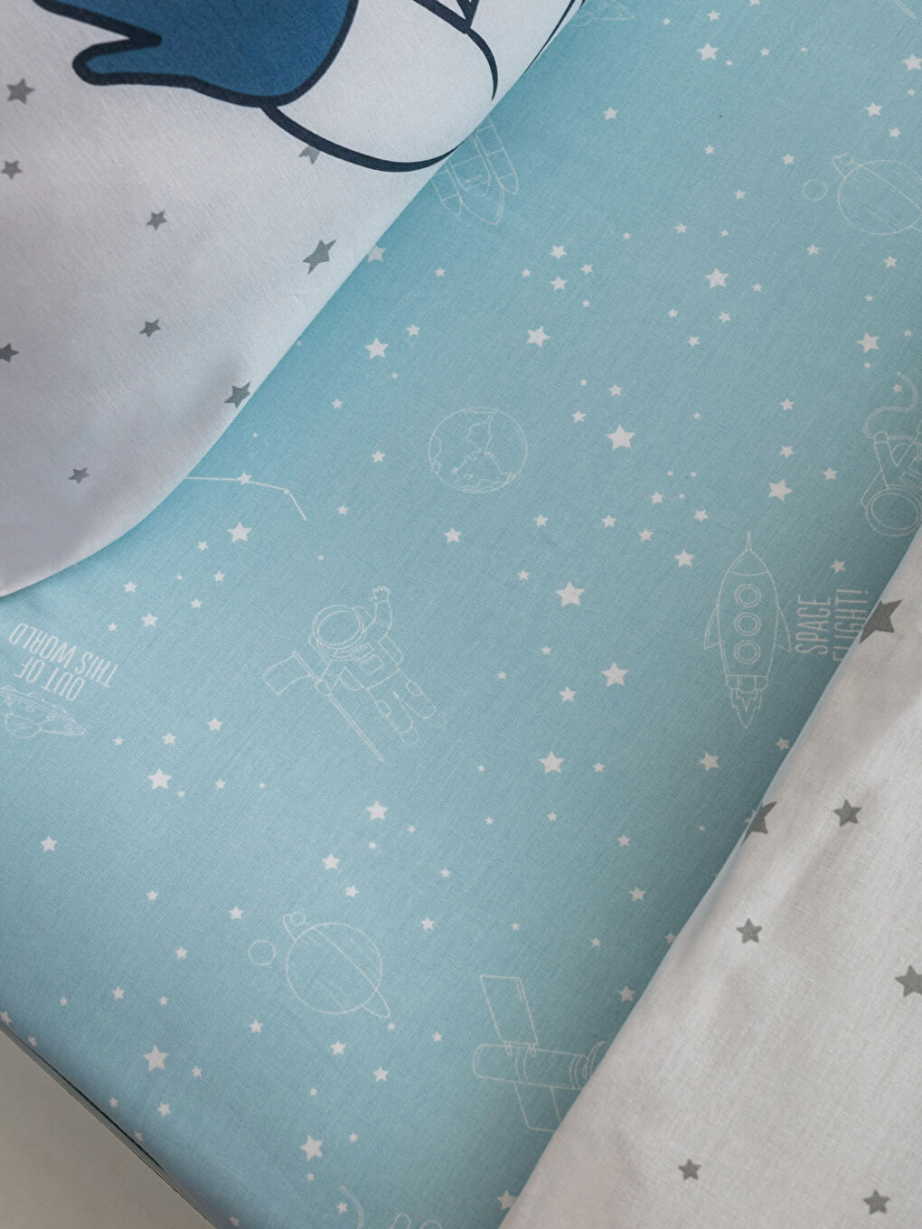 Karışık Baskılı Ranforce Çocuk Nevresim Takımı-4