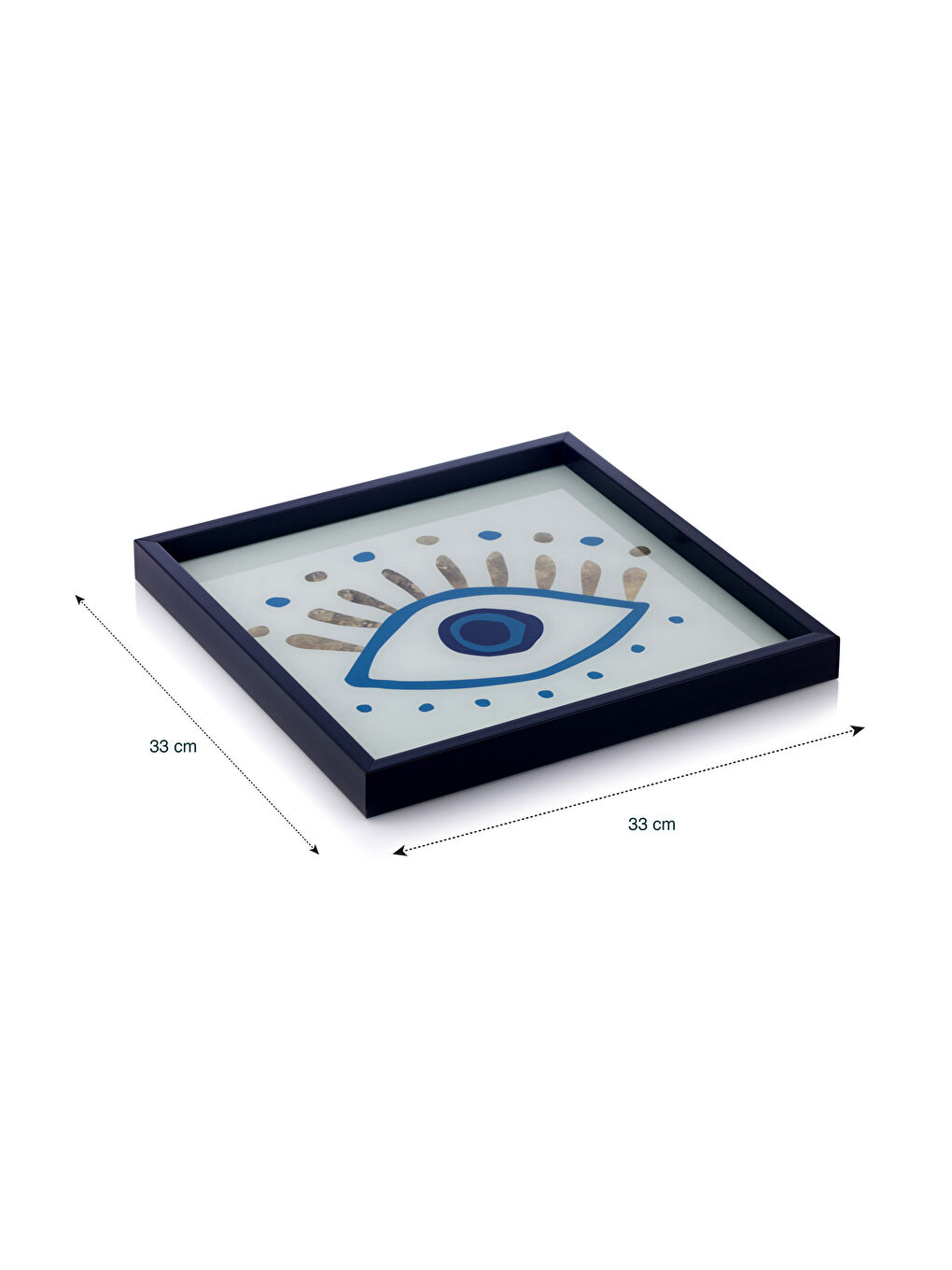 Eye Printed Tray 33x33 Cm-5
